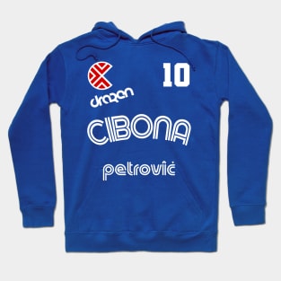 Drazen Petrovic Retro Croatia Basketball Jersey Hoodie